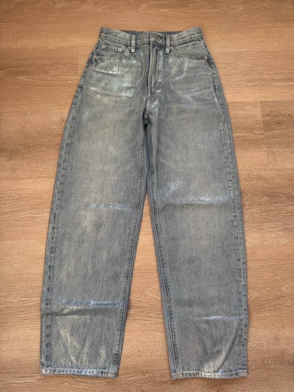 Pistola Wes High Rise Barrel Jeans Size 24